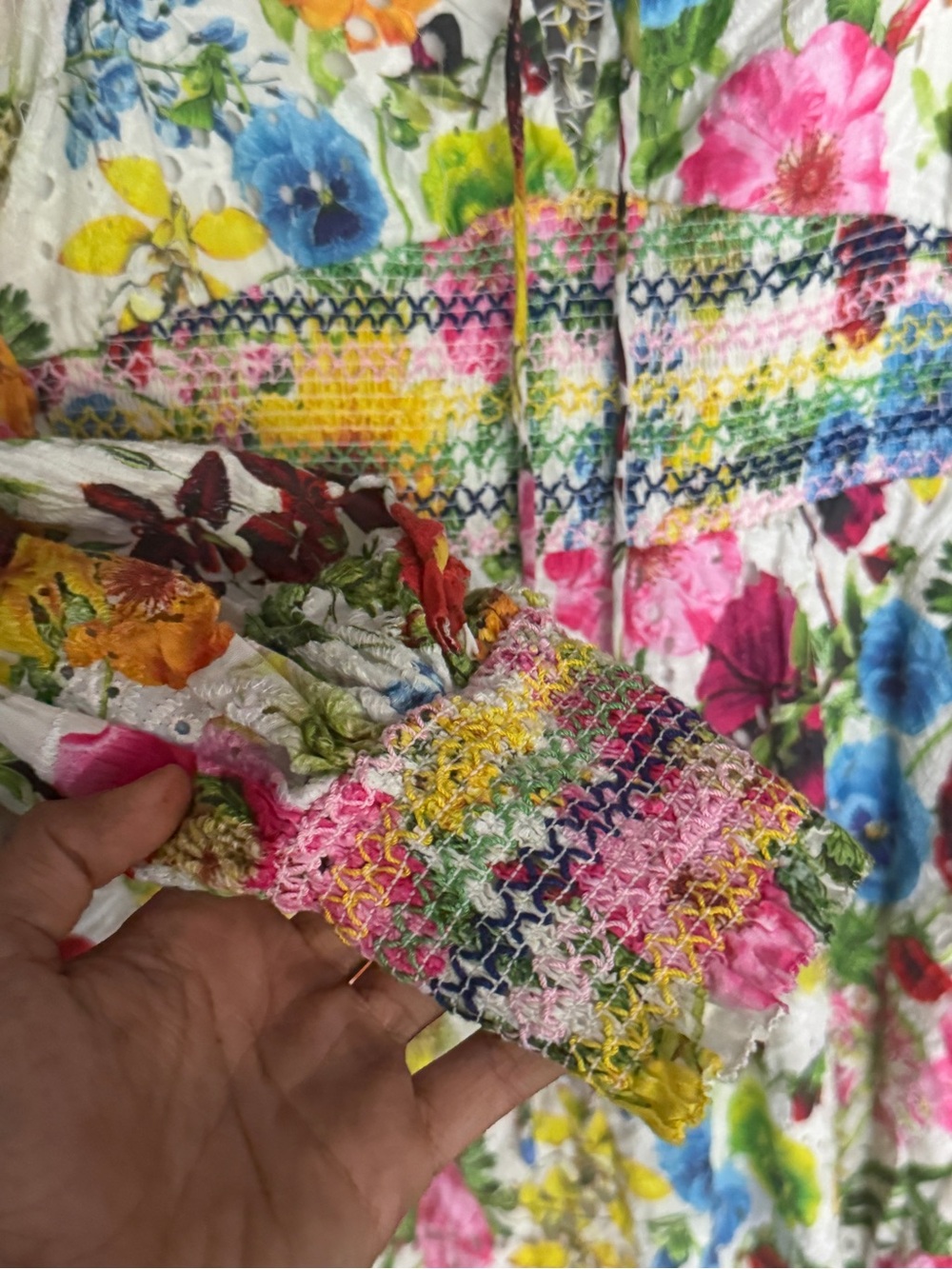 Alice + Olivia Floral Puff-Sleeve Women’s dress - Multicolor - Picture 3 of 6